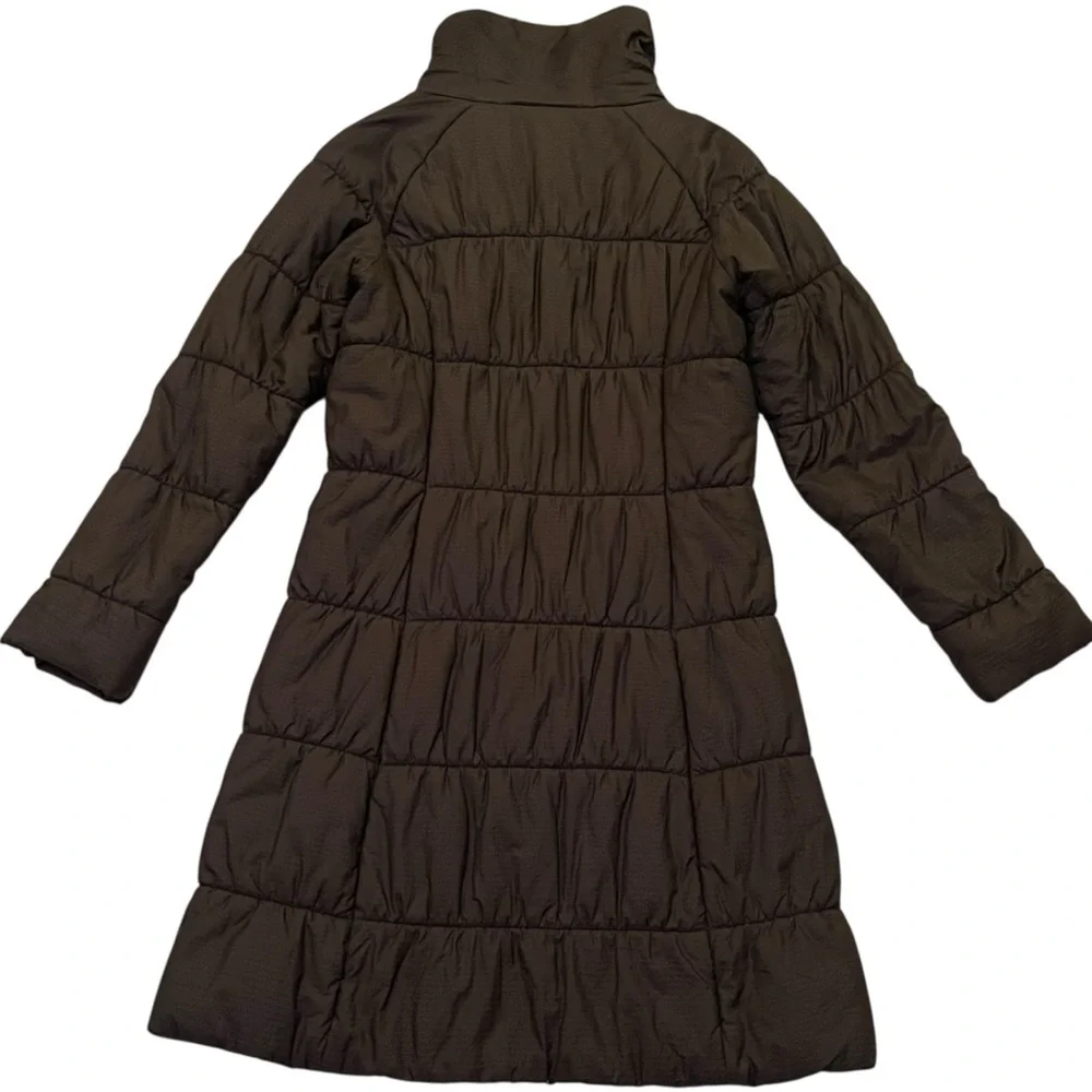 Patagonia W's Lidia Parka Women's Black Long Puffer Coat Full Zip Jacket Size XS
